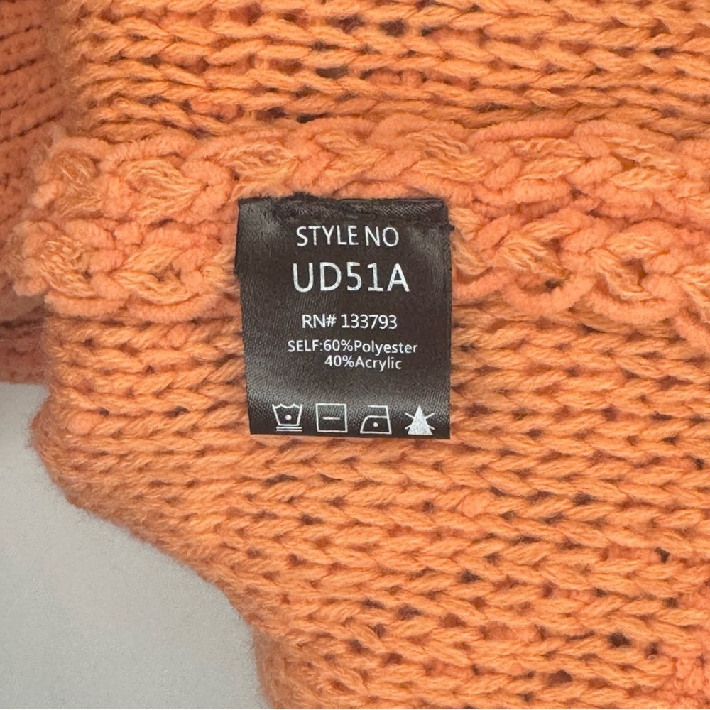 POL The Bright Side Chenille V Neck Sweater Oversized Semi-Cropped Size S - Picture 8 of 8